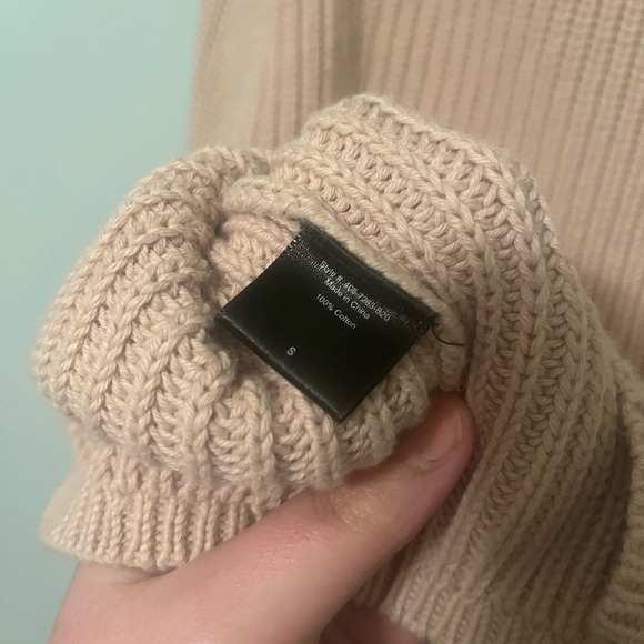 Jenny Kayne cotton fisherman oatmeal sweater small - Picture 7 of 7